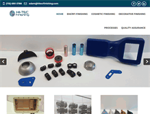 Tablet Screenshot of hitecfinishing.com